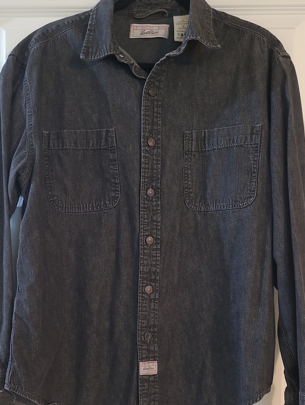 Levi Strauss Black Demim Men's Shirt Size L